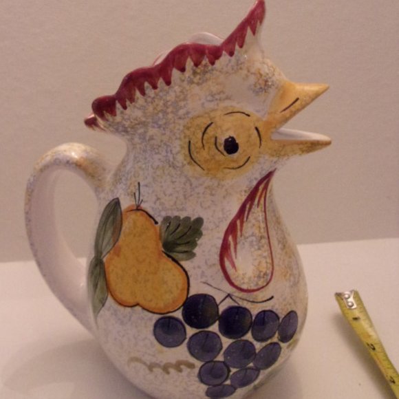 MESA INTERNATIONAL HAND PAINTED Other - HUNGARIAN HAND PAINTED ROOSTER/CHICKEN PITCHER.